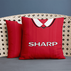 Manchester Red - 1999 Home Shirt - 45cm or 61cm Retro Cushion