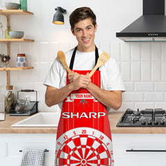Manchester Red - 1999 - Home Shirt - Personalised Darts Apron
