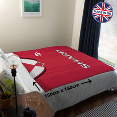 Manchester Red - 1999 Home Shirt - Retro Fleece Blanket