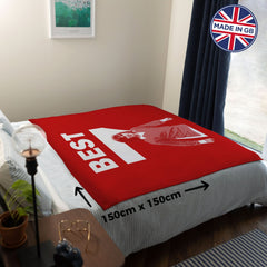 Manchester Red Best 7 - Fleece 150cm X 150cm