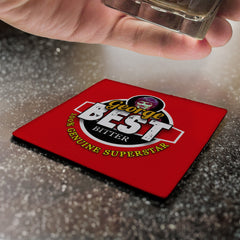 Manchester Red Best - Football Coaster - Square Or Circle