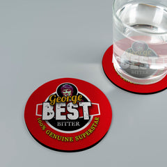 Manchester Red Best - Football Coaster - Square Or Circle