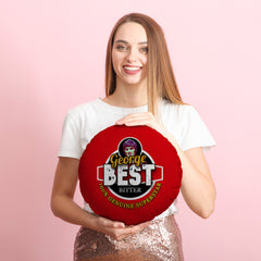 Manchester Red Best - Football Legends - Circle Cushion 14inch