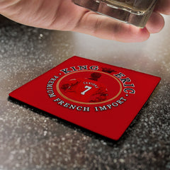 Manchester Red Cantona - Football Coaster - Square Or Circle