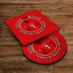Manchester Red Cantona - Football Coaster - Square Or Circle
