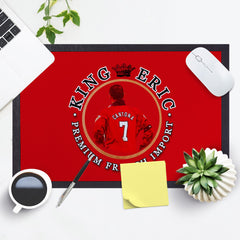 Manchester Red Cantona  - Football Legends - Door Mat -60cm X 40cm