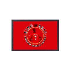 Manchester Red Cantona  - Football Legends - Door Mat -60cm X 40cm