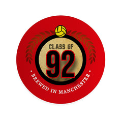 Manchester Red Class of 92 - Football Coaster - Square Or Circle