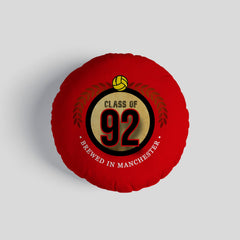 Manchester Red Class of 92 - Football Legends - Circle Cushion 14inch