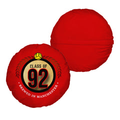 Manchester Red Class of 92 - Football Legends - Circle Cushion 14inch