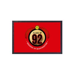 Manchester Red Class of 92  - Football Legends - Door Mat -60cm X 40cm