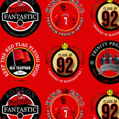 Manchester Red - Football Legends - Microfibre Beach Towel - 150cm x 75cm