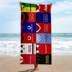 Manchester Red - Kit Montage - Beach Towel - 150cm x 75cm