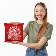 Manchester Red Montage - Cushion - Two Sizes