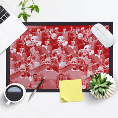 Manchester Red Montage - Retro Door Mat - 60cm x 40cm
