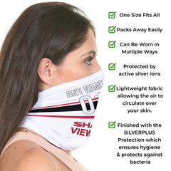 Manchester Red Retro 1999 Away - Personalised Retro Football Snood