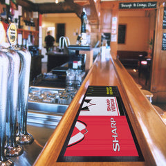 Manchester Red - Retro Football Shirts - Bar Runner