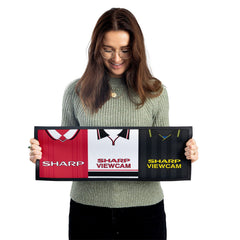 Manchester Red - Retro Football Shirts - Bar Runner