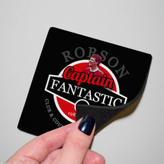 Manchester Red Robson - Football Coaster - Square Or Circle
