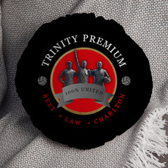 Manchester Red Trinity - Football Legends - Circle Cushion 14inch
