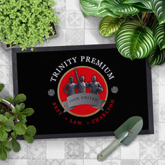 Manchester Red Trinity  - Football Legends - Door Mat -60cm X 40cm