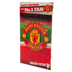Manchester United FC Birthday Card No 1 Fan