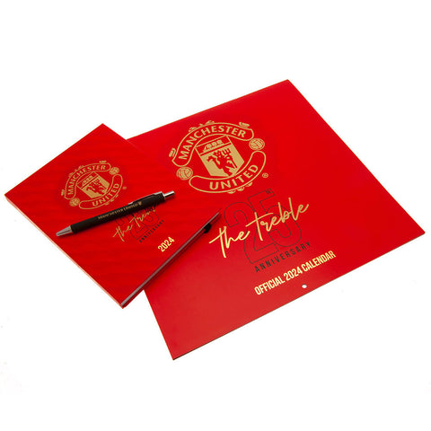 Manchester United FC Calendar & Diary Musical Gift Box 2024