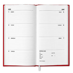 Manchester United FC Slim Diary 2026