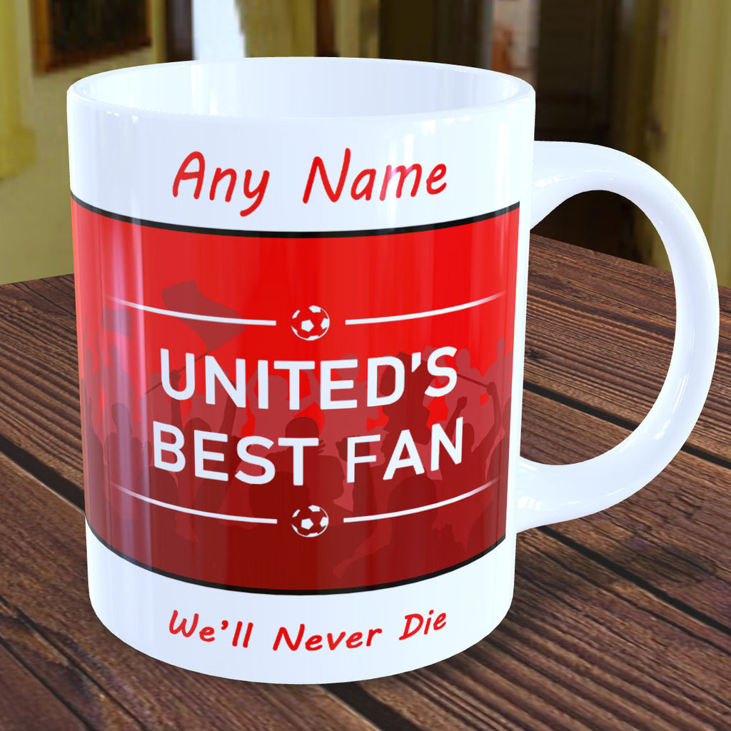Manchester United Mug - Best Fan Cup With Name