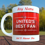 Manchester United Mug - Best Fan Cup With Name