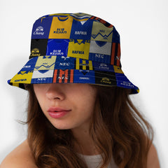 Everton Kit Montage - Bucket Hat