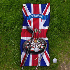 Union Jack - Personalised Darts / Golf Towel