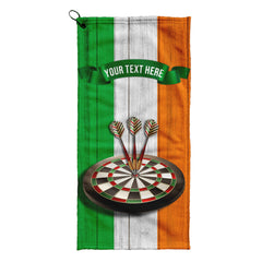 Irish Flag - Personalised Darts / Golf Towel