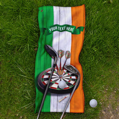 Irish Flag - Personalised Darts / Golf Towel