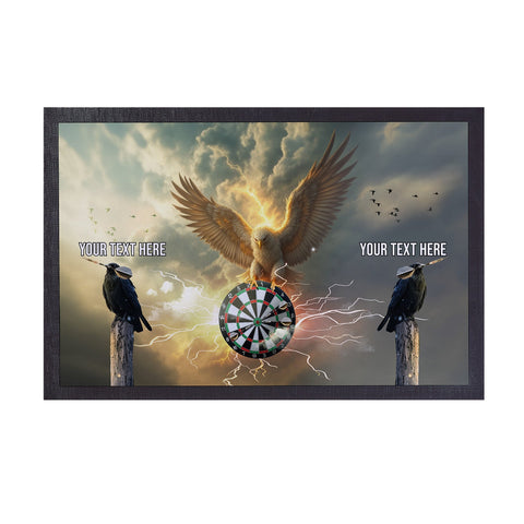 Darts Eagle - Personalised Door Mat - 60cm x 40cm