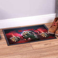 The Reaper - Darts Personalised Door Mat - 60cm x 40cm