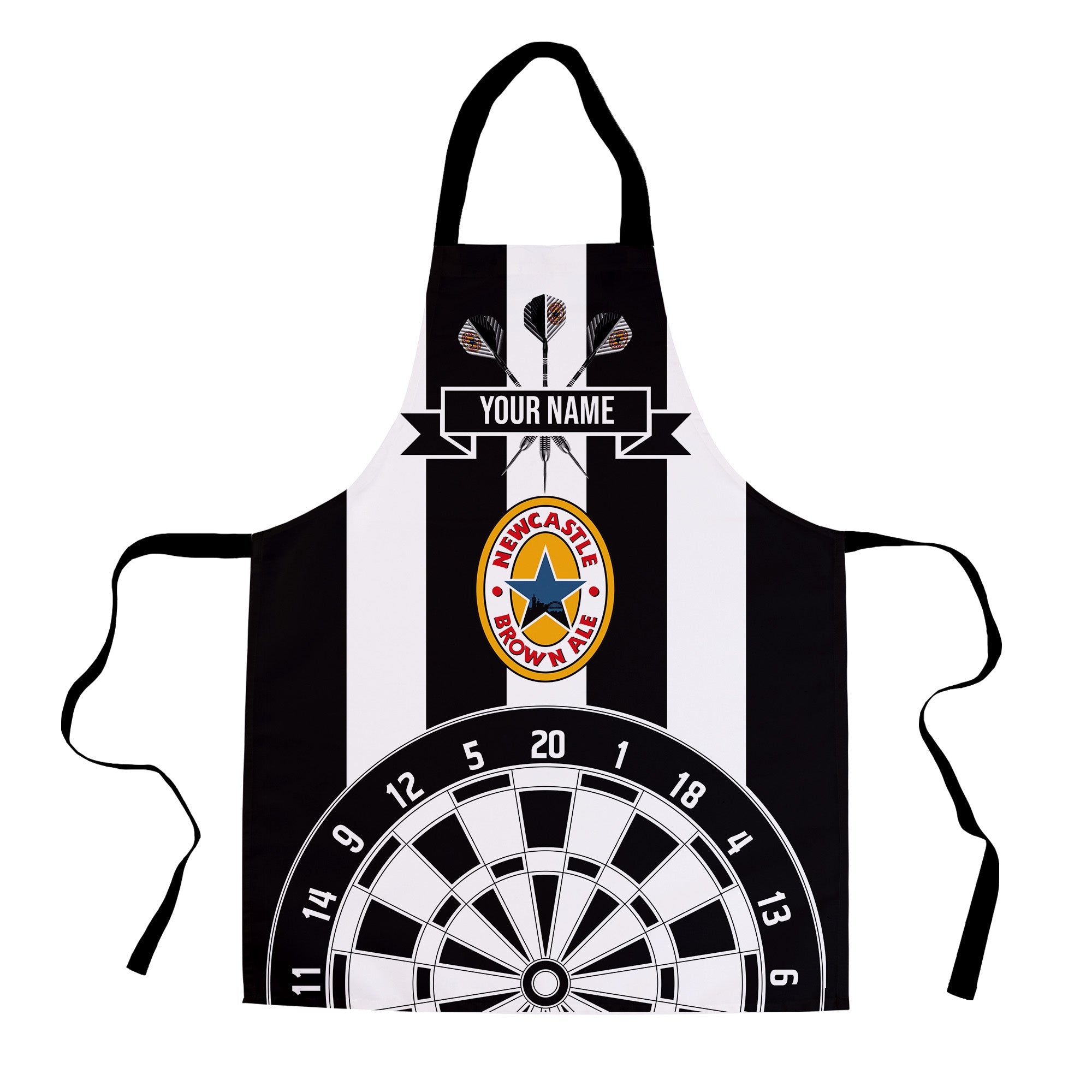 Newcastle - 1996 Home - Personalised Darts Apron