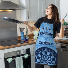 Manchester Blue - 1989 Home Retro Shirt - Personalised Darts Apron
