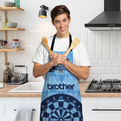 Manchester Blue - 1989 Home Retro Shirt - Personalised Darts Apron