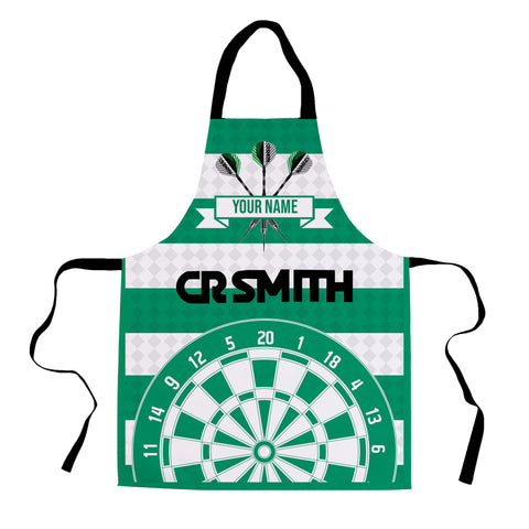 Celtic Retro - 1988 Home Shirt - Personalised Darts Apron