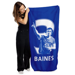 Merseyside Blues Baines 3 - Football Legends - Beach Towel - 150cm x 75cm
