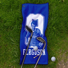 Merseyside Blues Ferguson 9 - Football Legends - Golf Towel