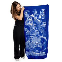 Merseyside Blues Montage - Beach Towel - 150cm x 75cm