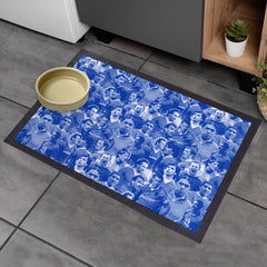 Merseyside Blues Montage - Retro Door Mat - 60cm x 40cm