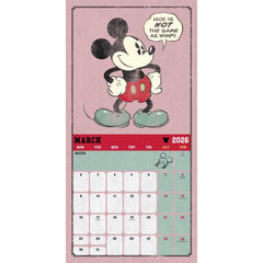 Mickey Mouse Classic Square Calendar 2026