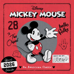 Mickey Mouse Classic Square Calendar 2026