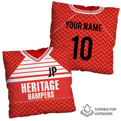 Middlesbrough - 1990 Home Shirt - 45cm or 61cm Retro Showerproof Outdoor Cushion