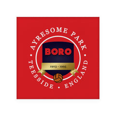 Middlesbrough Ayresome Park - Football Coaster - Square Or Circle