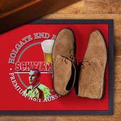 Middlesbrough Schwarzer  - Football Legends - Door Mat -60cm X 40cm