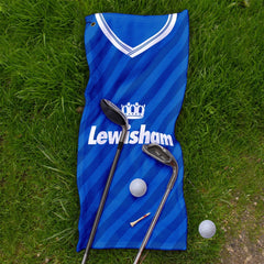 Millwall-- 1987 Home - Retro Lightweight, Microfibre Golf Towel